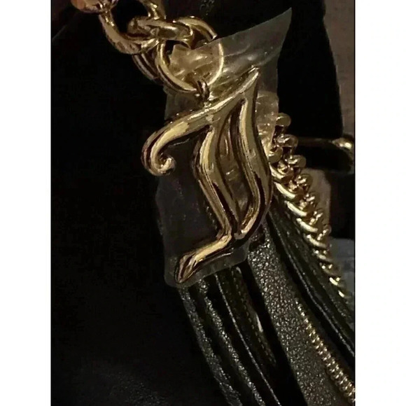 juicy couture purse black shoulder bag with extra strap and coin bag - Picture 7 of 7